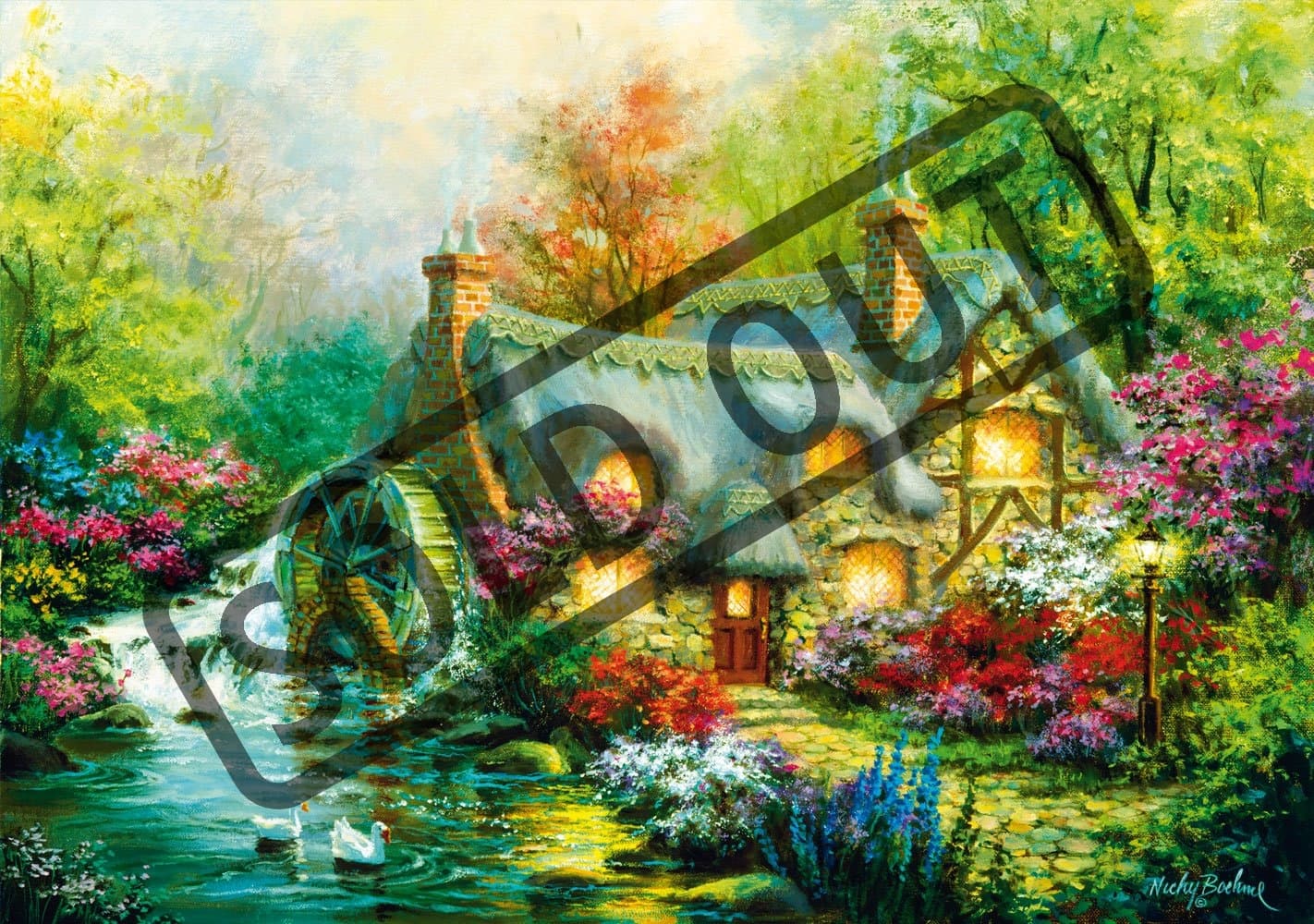 BLUEBIRD Puzzle Odpočinek na venkově 1000 dílků