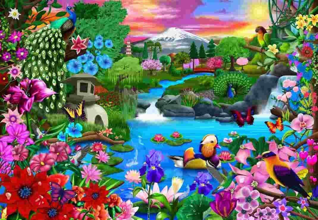 BlueBird - Puzzle Oriental Paradise - 1000 dielov