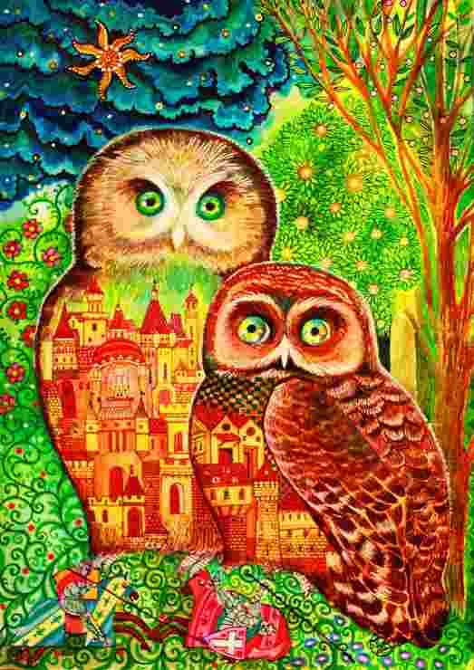 BlueBird - Puzzle Owls - 1000 dielov