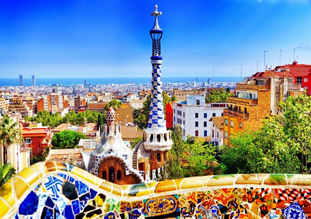 BLUEBIRD Puzzle Park Güell, Barcelona 1000 dílků