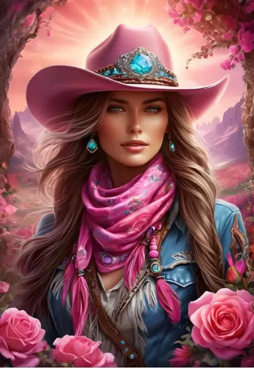 BlueBird - Puzzle Pink Cowgirl - 1000 dielov