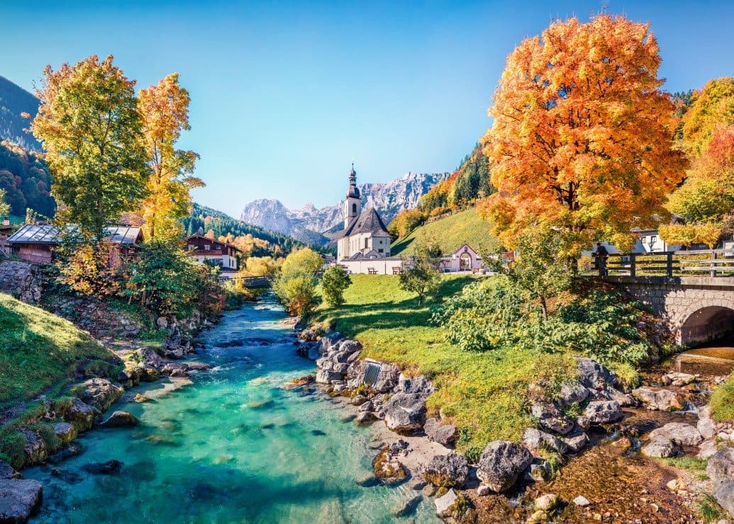 BLUEBIRD Puzzle Podzim v Ramsau 500 dílků