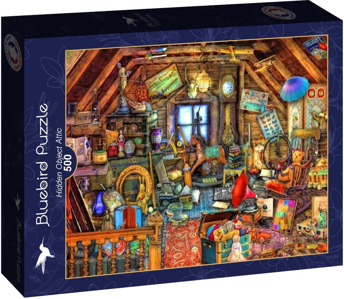 BLUEBIRD Puzzle Poklady z půdy 500 dílků