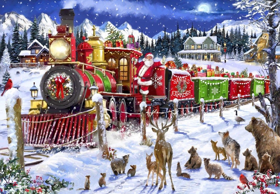 BLUEBIRD Puzzle Santa Express 1000 dílků