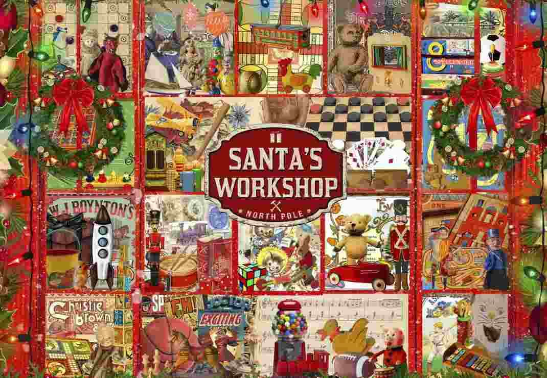 BlueBird - Puzzle Santas Workshop - 1000 dielov
