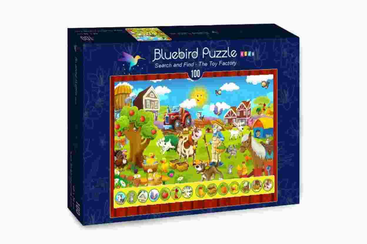 BlueBird - Puzzle Search and Find - Farm - 100 dielov