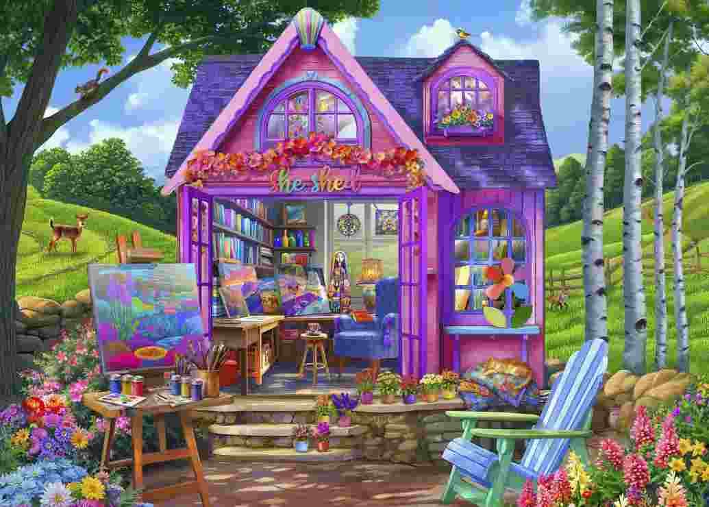 BlueBird - Puzzle She Shed Studio - 500 dielov