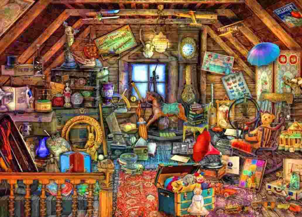 BlueBird - Puzzle Stewart: Hidden Attic - 500 dielov