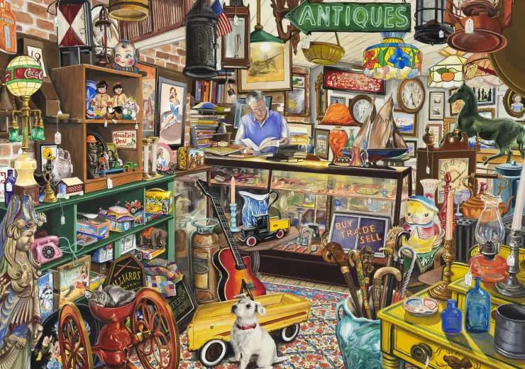 BlueBird - Puzzle The Antique Store - 2000 dielov