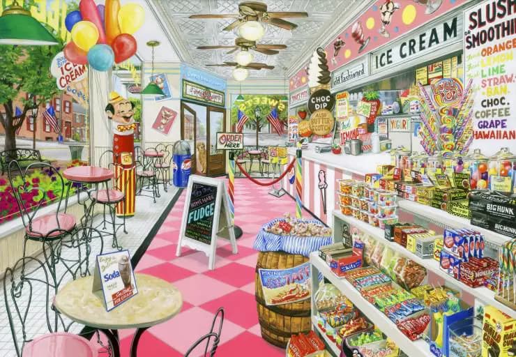 BlueBird - Puzzle The Sweet Shop - 1000 dielov