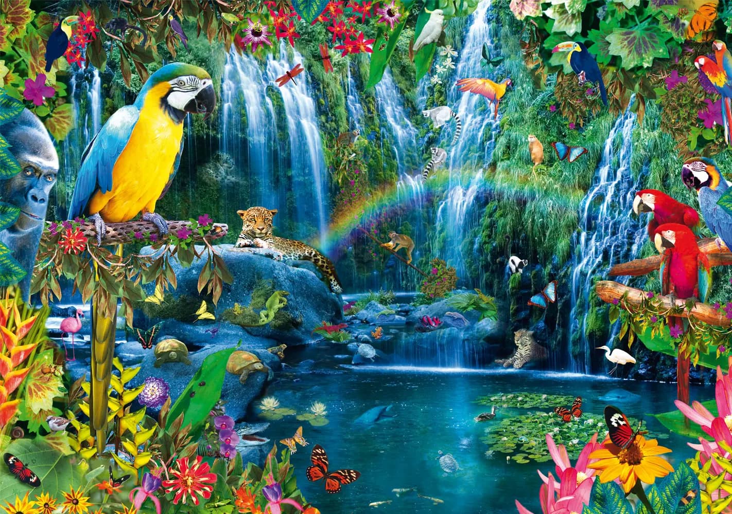 BlueBird - Puzzle Tropical parrots - 1000 dielov