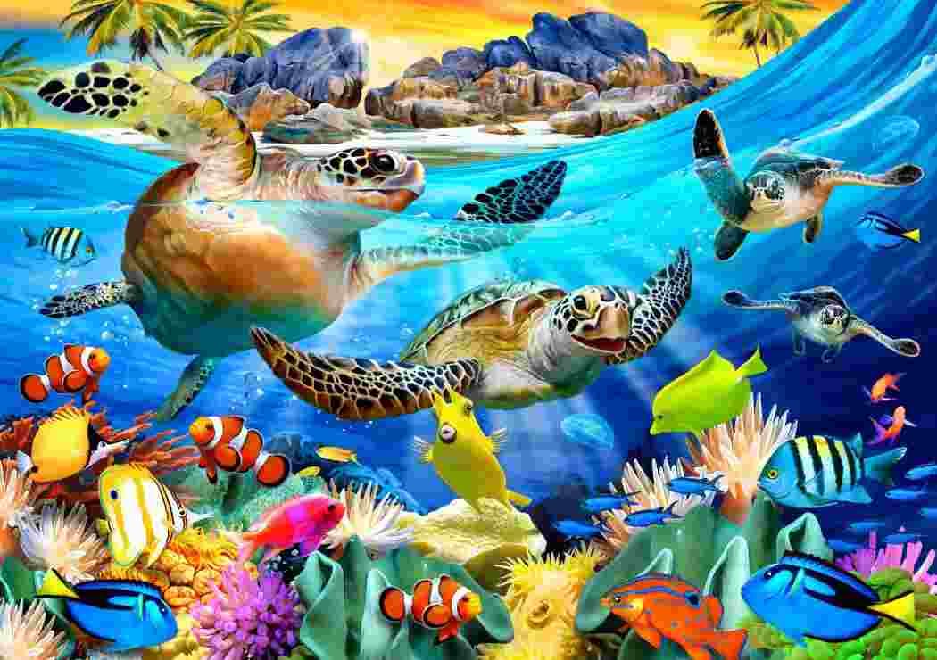 BlueBird - Puzzle Turtle Beach - 1000 dielov