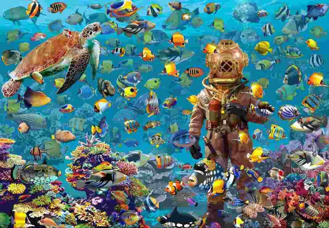 BlueBird - Puzzle Under the Sea - 1000 dielov