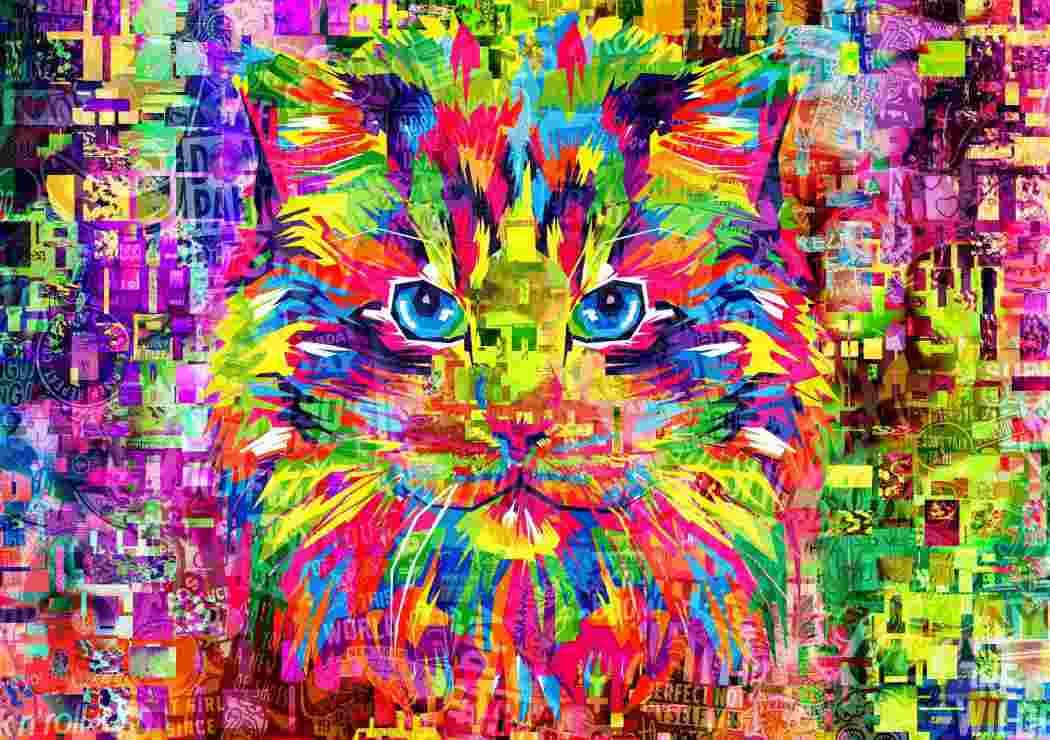 BlueBird - Puzzle Wonderful Cat - 1000 dielov