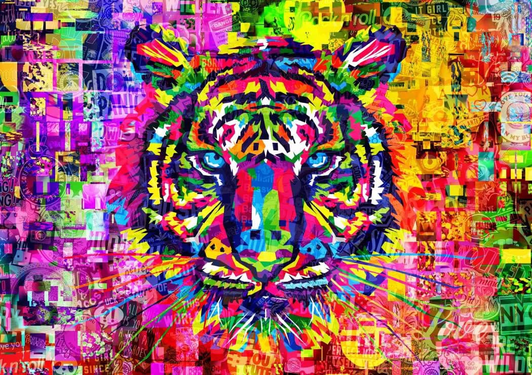 BlueBird - Puzzle Wonderful Tiger - 1000 dielov