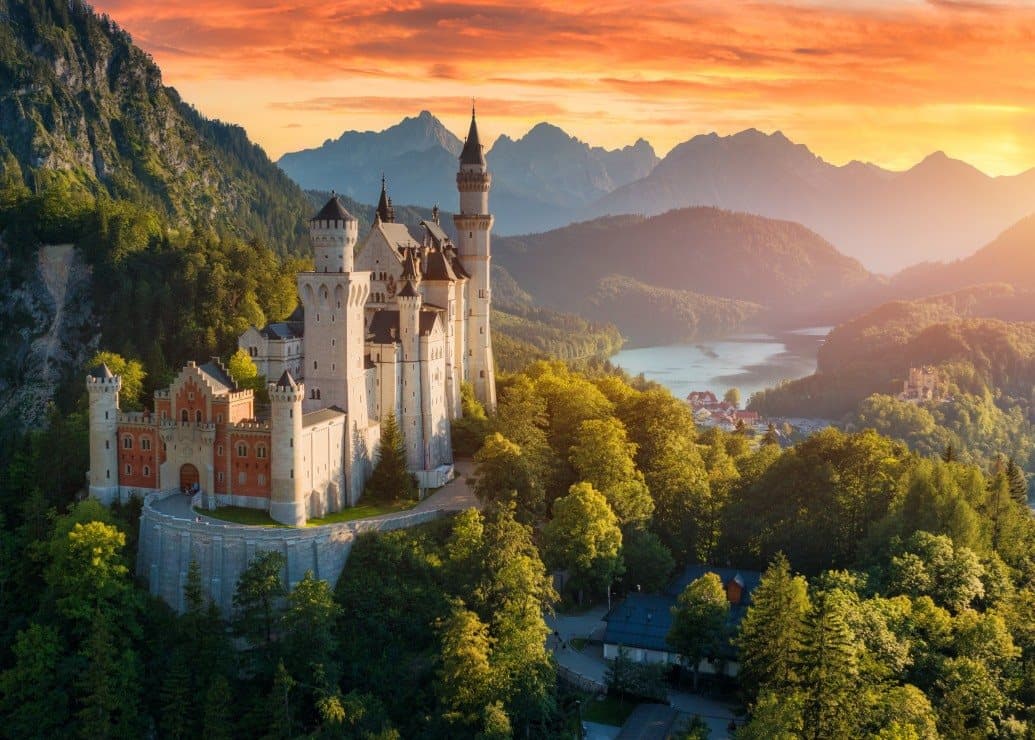 BLUEBIRD Puzzle Zámek Neuschwanstein 500 dílků