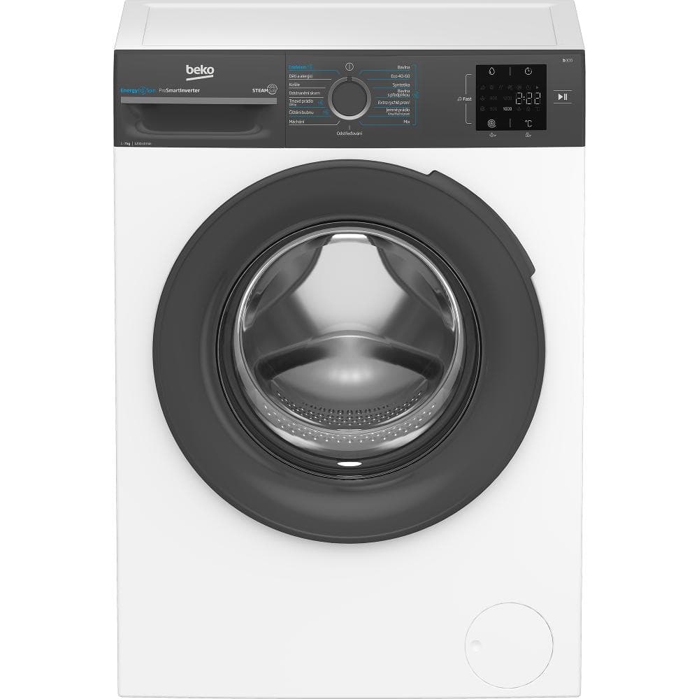 BM3WFU3721WAA spredu plnená práčka BEKO
