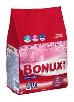 Bonux prací prášok 1,17kg Color Rose 18PD