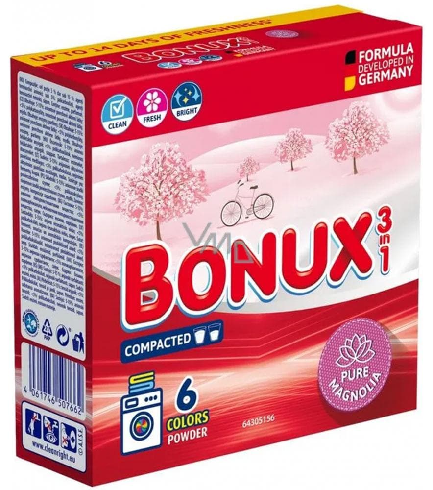 Bonux prací prášok 390g Color Magnólia 6PD