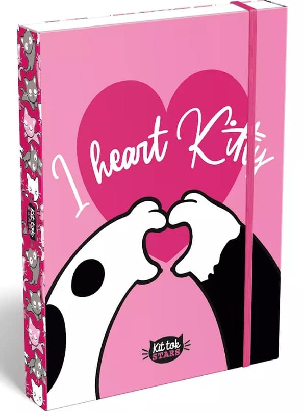 Box na zošity A5 KitTok Heart Kitty