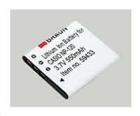 Braun akumulátor CASIO NP-120, 550mAh