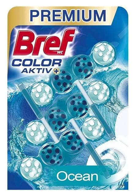 Bref WC Blok Blue Aktiv 3x50g ocean