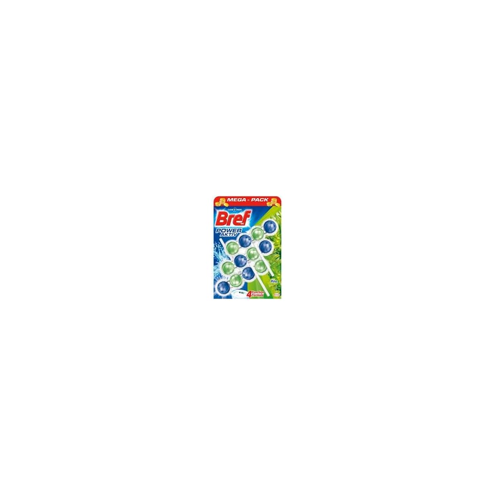 Bref WC Blok Power aktiv 3x50g Pine