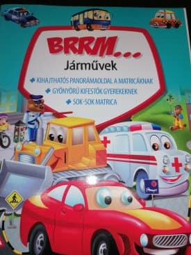 Brrm...Járművek matricákkal (Maďarská verzia)