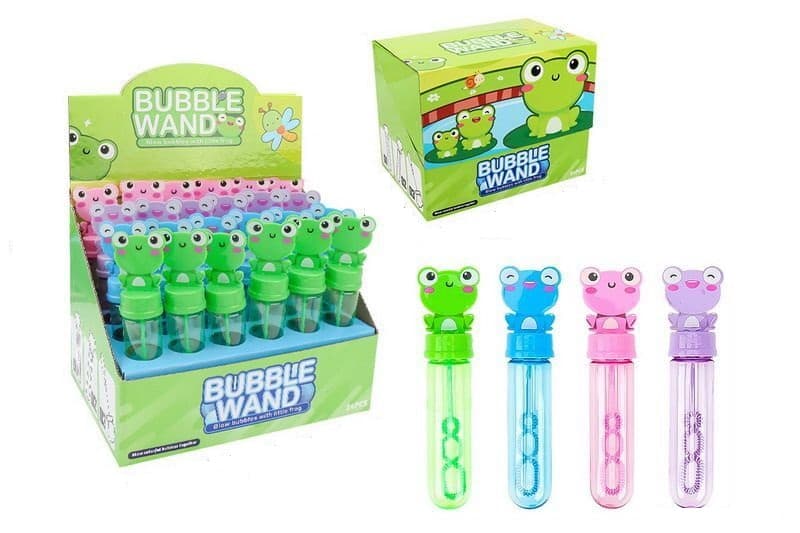 Bublifuk Žaba 30ml / 14cm - zelená