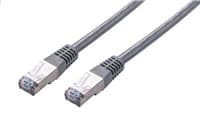 C-TECH kabel patchcord Cat5e, FTP, šedý, 0,5m