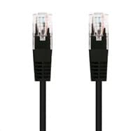 C-TECH kabel patchcord Cat5e, UTP, černý, 0,5m