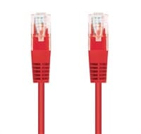 C-TECH kabel patchcord Cat5e, UTP, červený, 5m