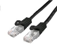 C-TECH kabel patchcord Cat6, UTP, černý, 3m