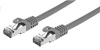 C-TECH kabel patchcord Cat7, S/FTP, šedý, 0,25m