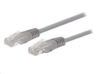 C-TECH patchcord Cat5e, UTP, sivý, 40 m