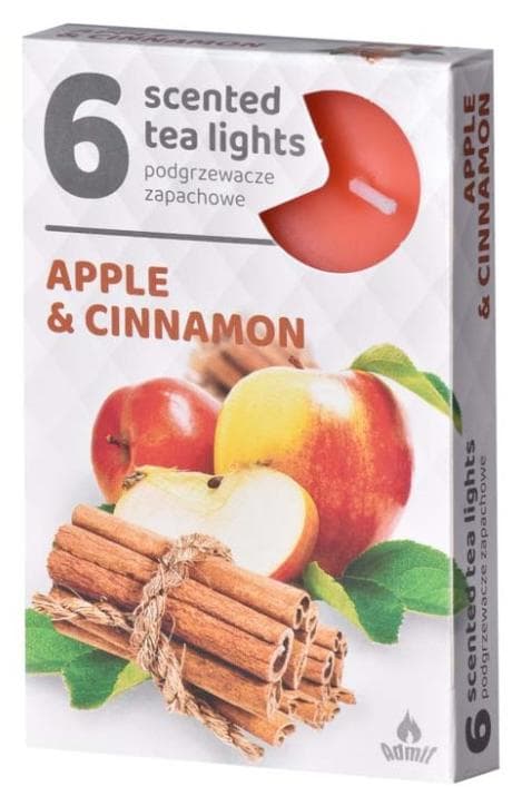 Čajové sviečky 6ks Apple&Cinnamon