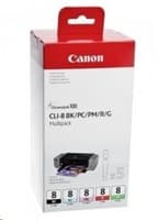 Canon BJ CARTRIDGE CLI-8 BK/PC/PM/R/G Multi Pack