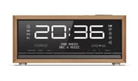 CARNEO C100, rádio DAB+, FM, BT, budík, OLED, wood