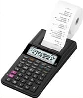 CASIO kalkulačka HR 8 RCE BK, Tiskový klakulátor