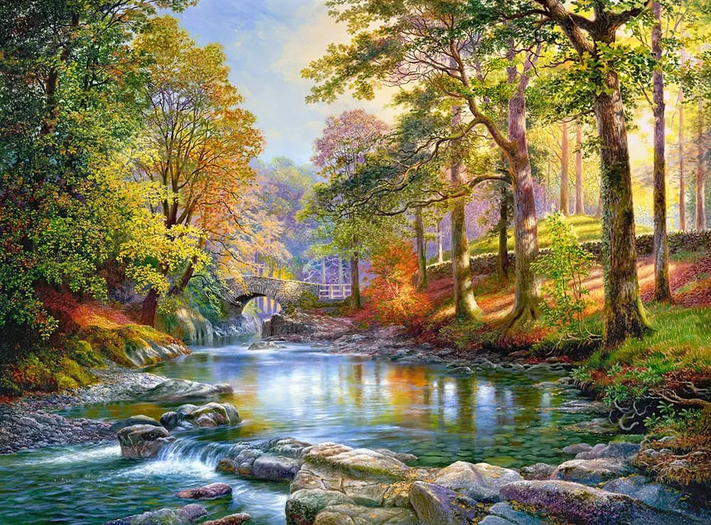 Castorland - Puzzle Along the River - 3000 dielov