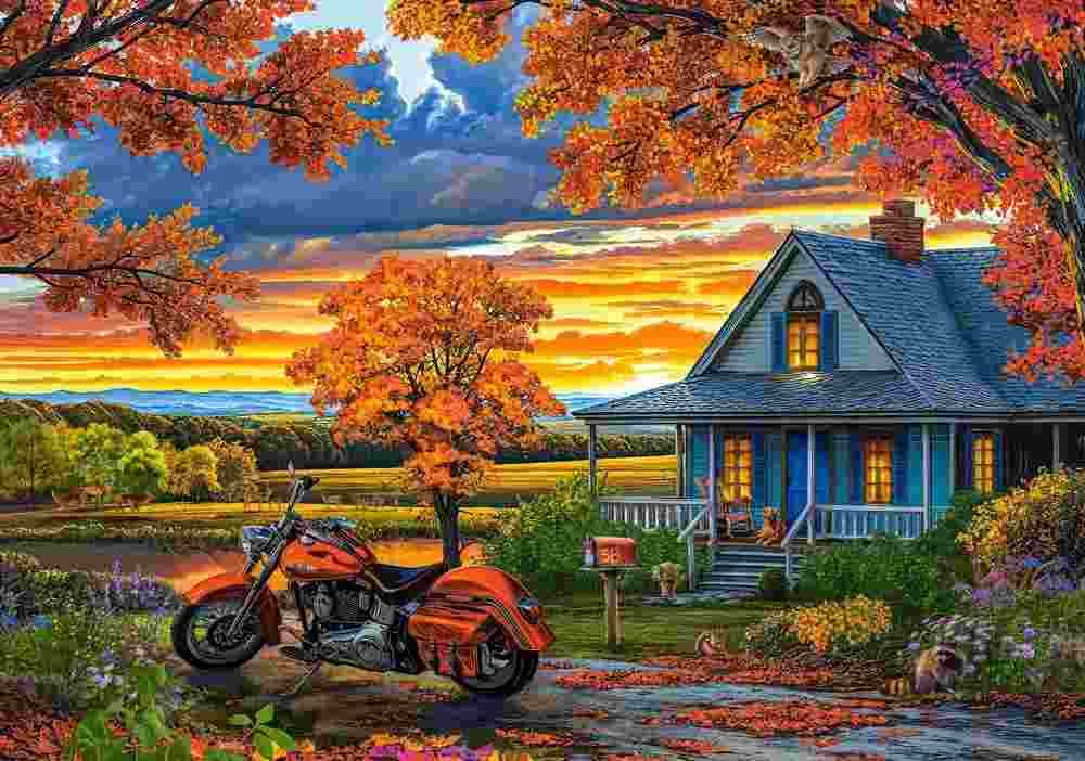 Castorland - Puzzle Autumn Ride - 500 dielov