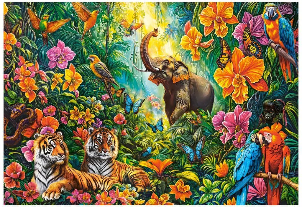 Castorland - Puzzle Blooming Jungle - 1000 dielov