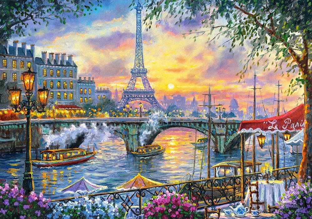 CASTORLAND Puzzle Čas na čaj v Paříži 500 dílků