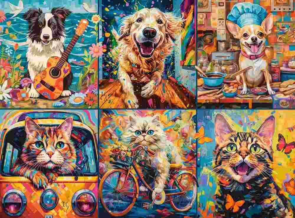 Castorland - Puzzle Choose Your Pet - 2000 dielov