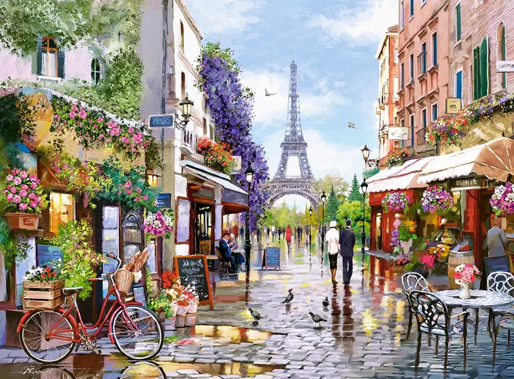 Castorland - Puzzle Flowering Paris - 3000 dielov