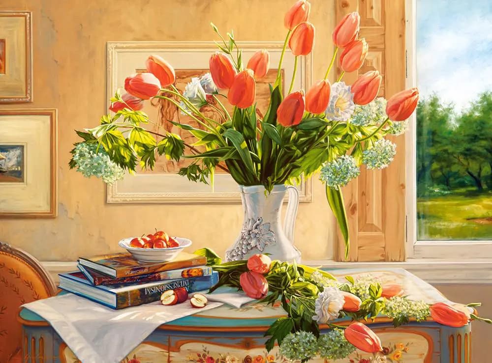 Castorland - Puzzle Flowers - 3000 dielov