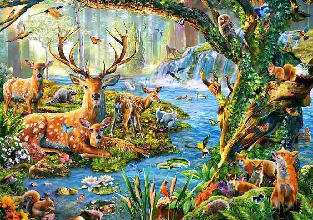 Castorland - Puzzle Forest life - 500 dielov
