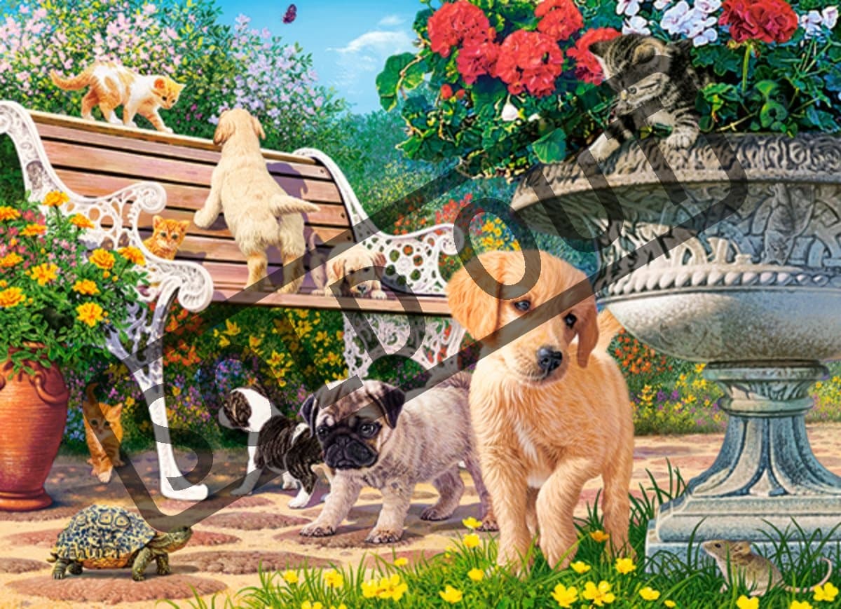 CASTORLAND Puzzle Hra na schovávanou 100 dílků