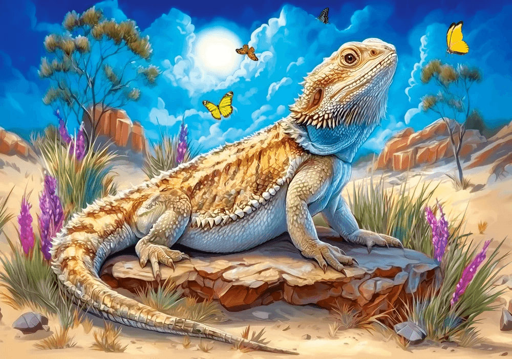 CASTORLAND Puzzle Ještěří král 500 dílků
