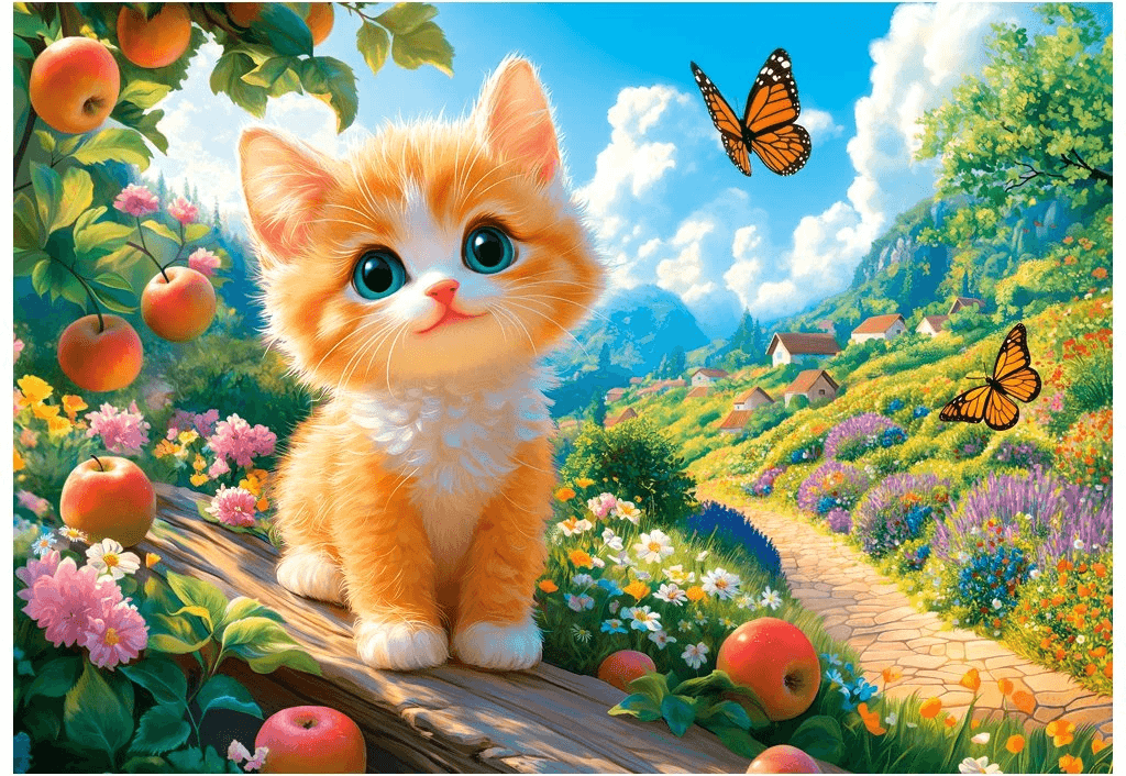 CASTORLAND Puzzle Kočičí procházka 500 dílků